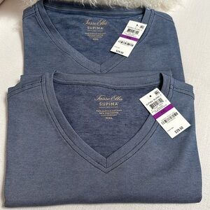 Tasso Elba men-s t-shirts. V-neck. Size XXL